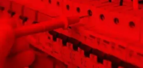 Commercial electrician testing on a Wakefield business premises